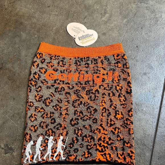 Vivienne Westwood New w/ Tags 560$ S/S 2020 Custom Leopard Skirt - Picture 10 of 16